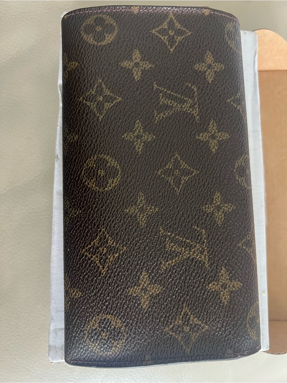Louis Vuitton Monogram Long Wallet - Brown with Gold Monogram